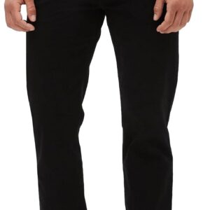 Men's Straight Fit Denim Jeans Classic Casual Trousers
