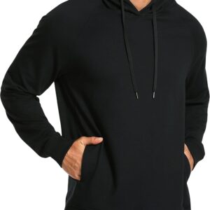 Hoodies for Men  Hooded Sweatshirts Workout Athletic Casual Pullover Hoodie Tops with Pocket